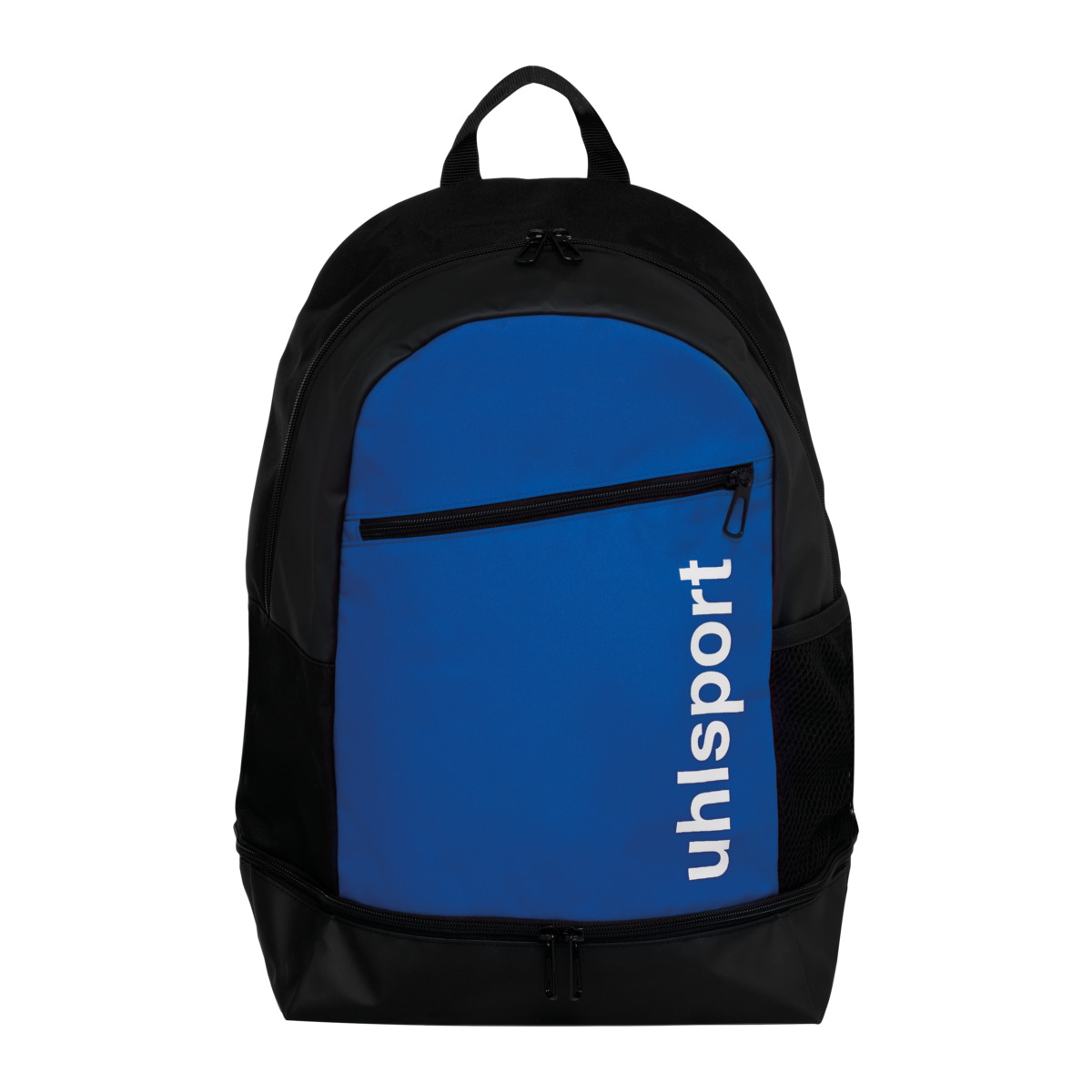 Essential Backpack Bottom compartment in azure blue/black/white